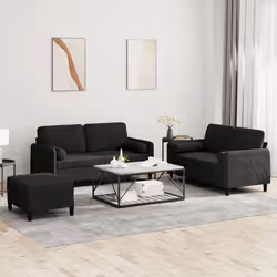VidaXL 3202009 Ensemble de meubles de salle à manger Noir - Vue supplémentaire 2