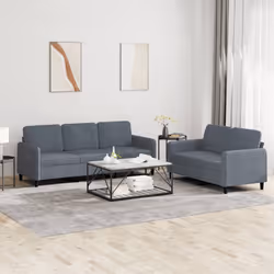 VidaXL 3202015 Ensemble de meubles de salle à manger Gris