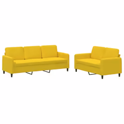 VidaXL 3202020, Jaune, mousse, Métal, Polyester, Polywood, Textile, 198 cm, 77 cm, 80 cm