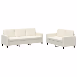VidaXL 3202022, Crème, mousse, Métal, Polyester, Polywood, Textile, 198 cm, 77 cm, 80 cm