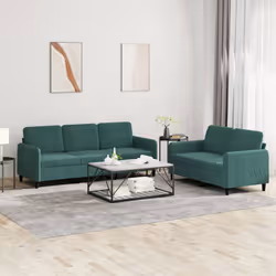 VidaXL 3202026 Ensemble de meubles de salle à manger Vert