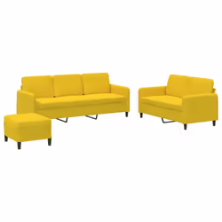 VidaXL 3202030, Jaune, mousse, Métal, Polyester, Polywood, Textile, 198 cm, 77 cm, 80 cm
