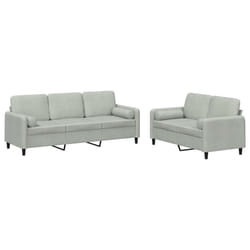 VidaXL 3202034 Ensemble de meubles de salle à manger Gris
