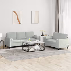 VidaXL 3202034 Ensemble de meubles de salle à manger Gris