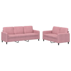VidaXL 3202037 Ensemble de meubles de salle à manger Rose
