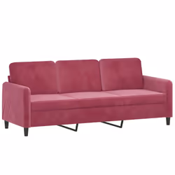 VidaXL 3202038 Ensemble de meubles de salle à manger Rouge - Vue supplémentaire 4