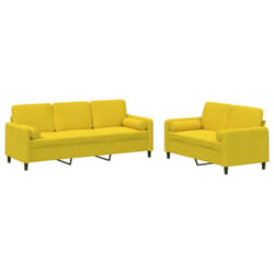 VidaXL 3202040 Ensemble de meubles de salle à manger Jaune