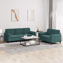 VidaXL 3202046 Ensemble de meubles de salle à manger Vert