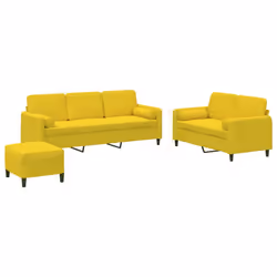VidaXL 3202050, Jaune, mousse, Métal, Polyester, Polywood, Textile, 198 cm, 77 cm, 80 cm