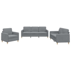 VidaXL 3202054 Ensemble de meubles de salle à manger Gris