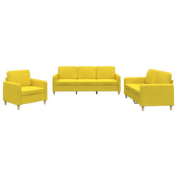 VidaXL 3202059 Ensemble de meubles de salle à manger Jaune