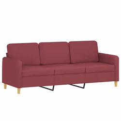 VidaXL 3202060 Ensemble de meubles de salle à manger Rouge - Vue supplémentaire 5
