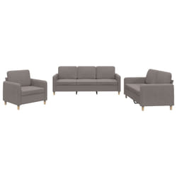 VidaXL 3202061 Ensemble de meubles de salle à manger Taupe