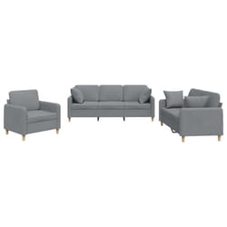 VidaXL 3202062 Ensemble de meubles de salle à manger Gris