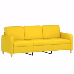 VidaXL 3202067 Ensemble de meubles de salle à manger Jaune - Vue supplémentaire 5