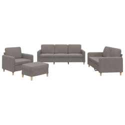 VidaXL 3202069 Ensemble de meubles de salle à manger Taupe