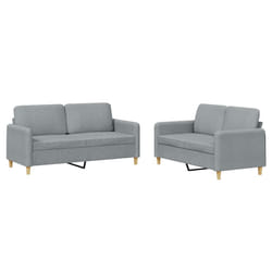VidaXL 3202086 Ensemble de meubles de salle à manger Gris