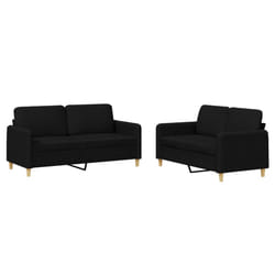 VidaXL 3202090 Ensemble de meubles de salle à manger Noir
