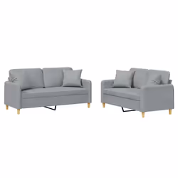 VidaXL 3202094, Gris, mousse, Métal, Polyester, Textile, 158 cm, 77 cm, 80 cm