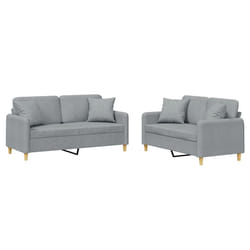 VidaXL 3202094 Ensemble de meubles de salle à manger Gris