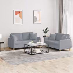 VidaXL 3202094 Ensemble de meubles de salle à manger Gris