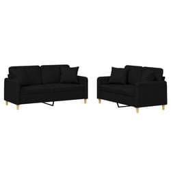VidaXL 3202098 Ensemble de meubles de salle à manger Noir