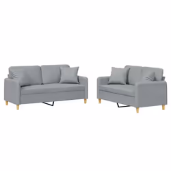 VidaXL 3202102, Gris, mousse, Métal, Polyester, Textile, 158 cm, 77 cm, 80 cm