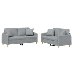 VidaXL 3202102 Ensemble de meubles de salle à manger Gris