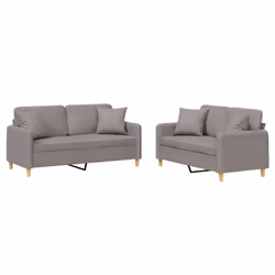 VidaXL 3202109, Taupe, mousse, Métal, Polyester, Textile, 158 cm, 77 cm, 80 cm