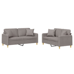 VidaXL 3202109 Ensemble de meubles de salle à manger Taupe