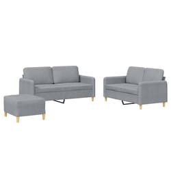 VidaXL 3202110 Ensemble de meubles de salle à manger Gris