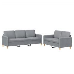 VidaXL 3202118 Ensemble de meubles de salle à manger Gris