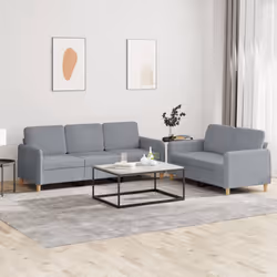 VidaXL 3202118 Ensemble de meubles de salle à manger Gris