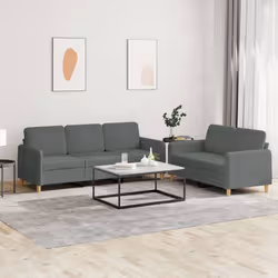 VidaXL 3202119 Ensemble de meubles de salle à manger Gris