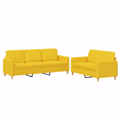 VidaXL 3202123, Jaune, mousse, Métal, Polyester, Textile, 198 cm, 77 cm, 80 cm