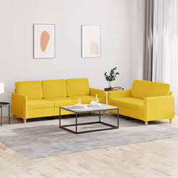 VidaXL 3202123 Ensemble de meubles de salle à manger Jaune