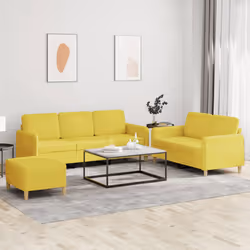 VidaXL 3202131 Ensemble de meubles de salle à manger Jaune