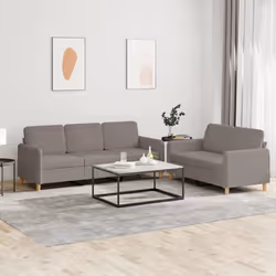VidaXL 3202133 Ensemble de meubles de salle à manger Taupe