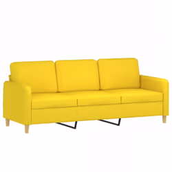 VidaXL 3202147 Ensemble de meubles de salle à manger Jaune - Vue supplémentaire 4