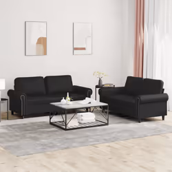 VidaXL 3202150 Ensemble de meubles de salle à manger Noir
