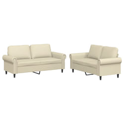 VidaXL 3202151 Ensemble de meubles de salle à manger Crème