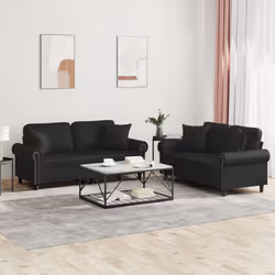 VidaXL 3202160 Ensemble de meubles de salle à manger Noir