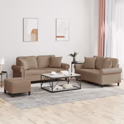 VidaXL 3202169 Ensemble de meubles de salle à manger Cappucino
