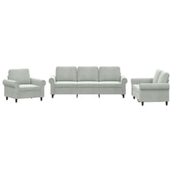 VidaXL 3202170 Ensemble de meubles de salle à manger Gris