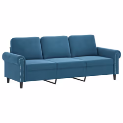 VidaXL 3202179 Ensemble de meubles de salle à manger Bleu - Vue supplémentaire 5