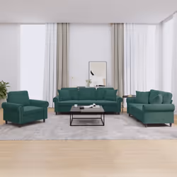 VidaXL 3202182 Ensemble de meubles de salle à manger Vert