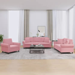 VidaXL Rose Velours