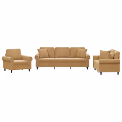 VidaXL 3202197, Marron, mousse, Métal, Polyester, Polywood, Textile, 2,12 m, 77 cm, 80 cm