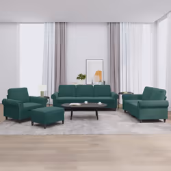 VidaXL 3202202 Ensemble de meubles de salle à manger Vert