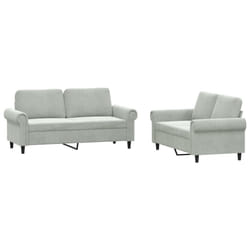 VidaXL 3202210 Ensemble de meubles de salle à manger Gris